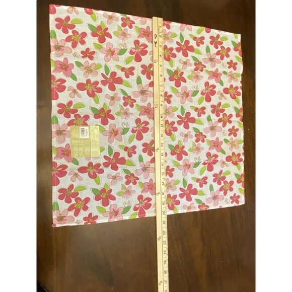 Kay Dee Designs Sarah's Garden Pink Floral 2 Napkins 2 Placemats - Picture 12 of 14